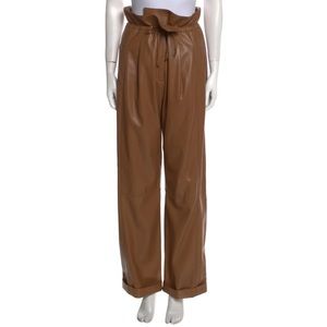 Dorothee Schumacher Sleek Performance Faux Leather Paperbag Pants | Fall 2023